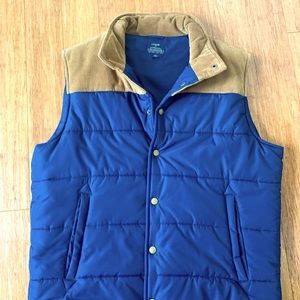 J.Crew Cord Collar Vest - Size Medium
